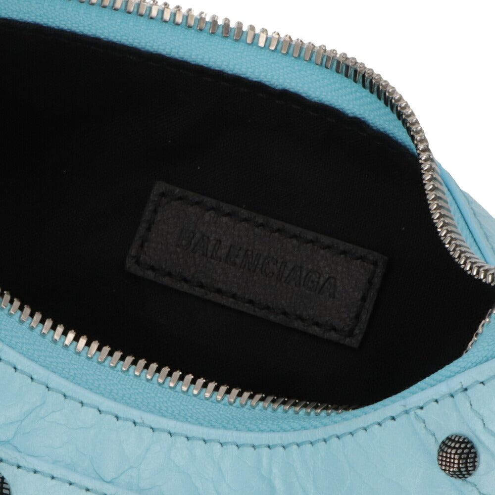 BALENCIAGA バレンシアガ レディース バッグ ショルダーバッグ ライトブルー ラムスキン Le Cagole XS クロスボディバッグ 671309 1VG9Y