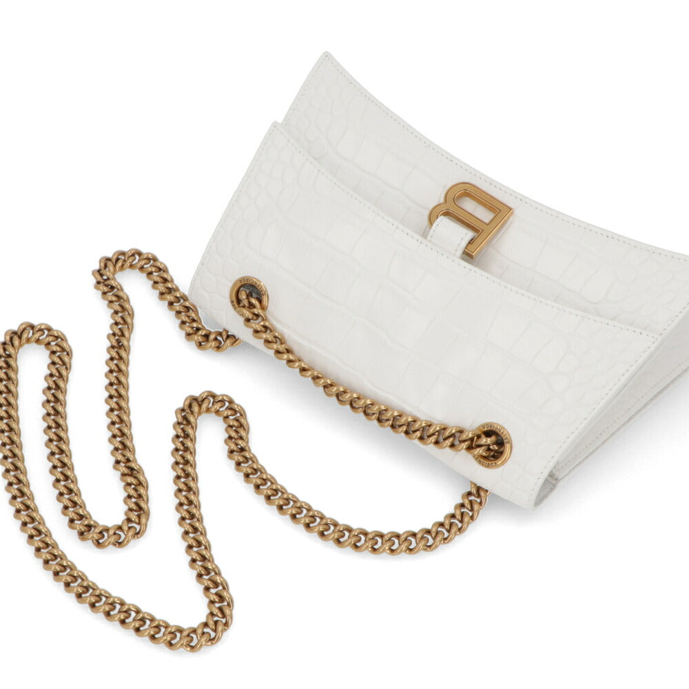 BALENCIAGA バレンシアガ ショルダーバッグ Leather Crush S Shoulder Bag