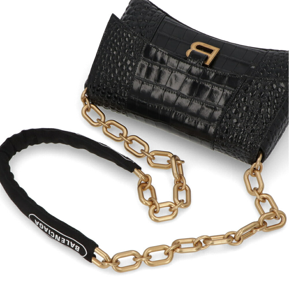 BALENCIAGA ショルダーバッグ DOWNTOWN XS ブラック