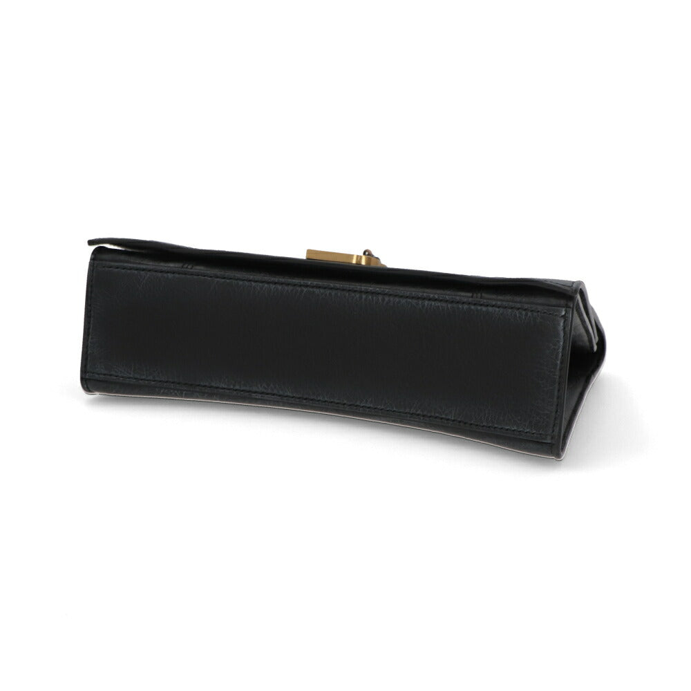 BALENCIAGA バレンシアガ ショルダーバッグ ブラック チェーンショルダー ロゴ チャーム付き 781920 2AA6W