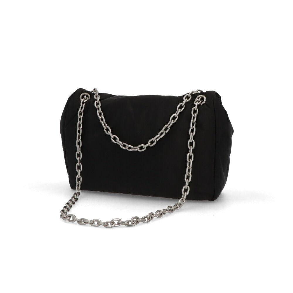 BALENCIAGA バレンシアガ ショルダーバッグ MONACO M モナコ ブラック チェーンショルダー ロゴ 765945 2AA6C 1000