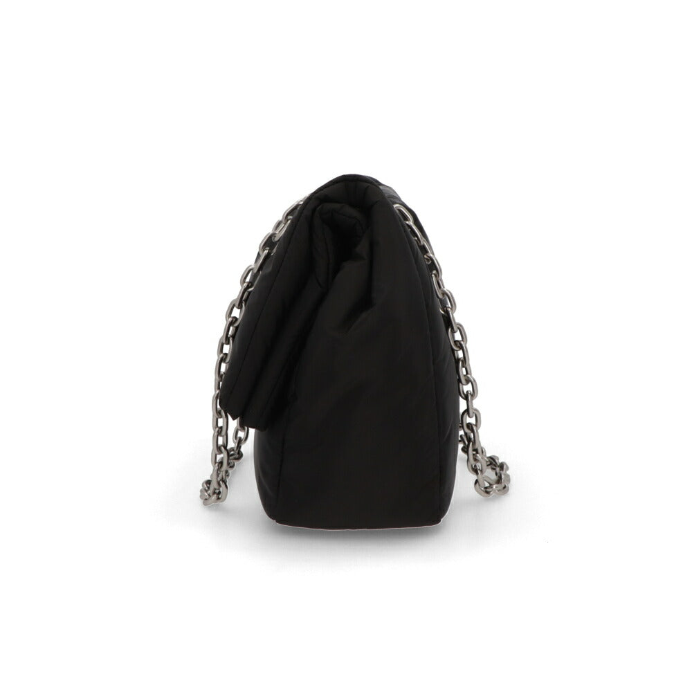 BALENCIAGA バレンシアガ ショルダーバッグ MONACO M モナコ ブラック チェーンショルダー ロゴ 765945 2AA6C 1000