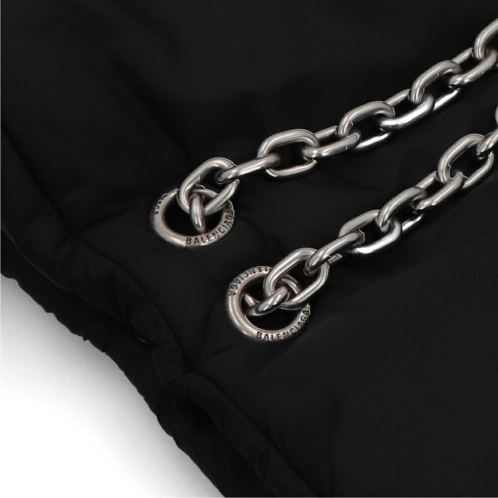 BALENCIAGA バレンシアガ ショルダーバッグ MONACO M モナコ ブラック チェーンショルダー ロゴ 765945 2AA6C 1000
