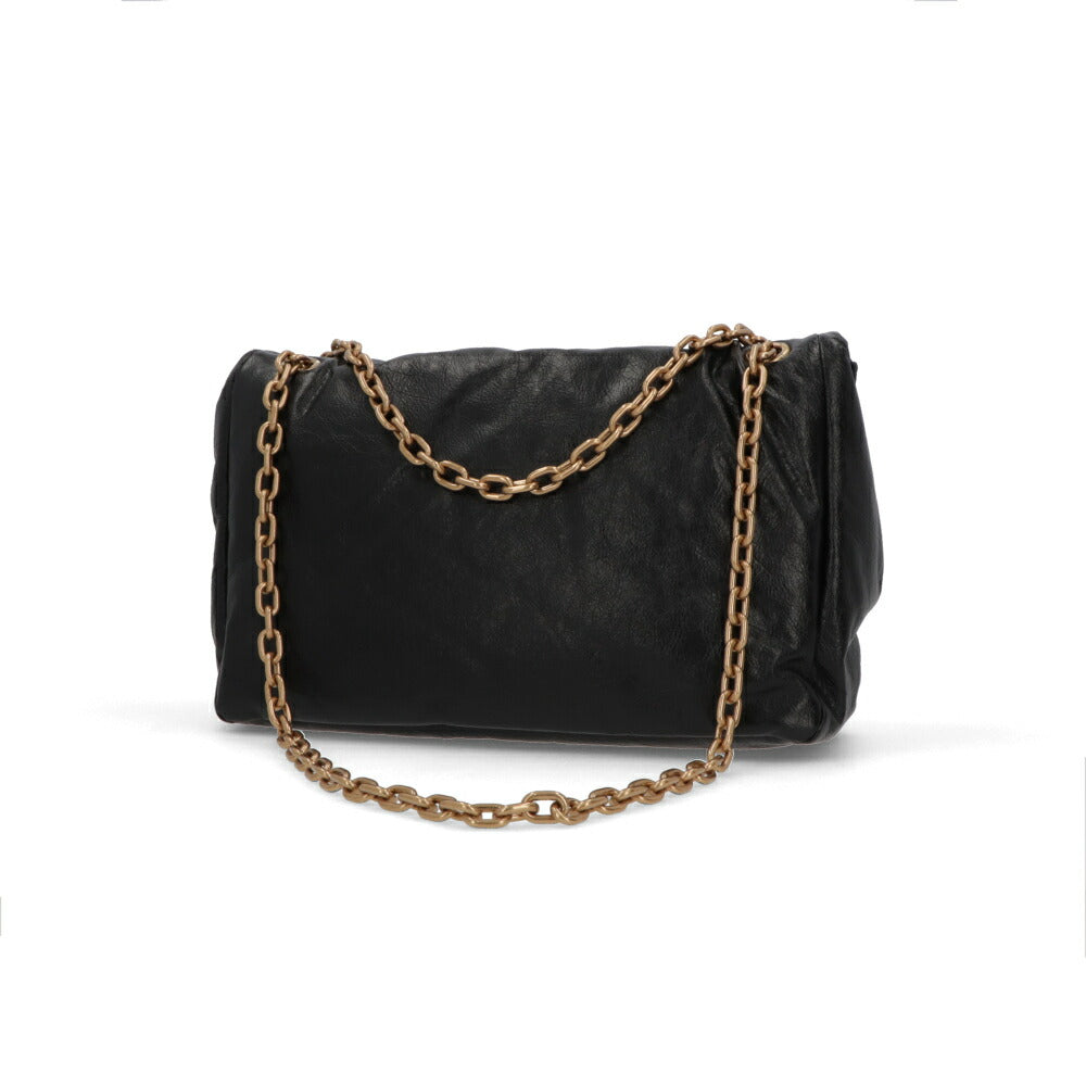 BALENCIAGA バレンシアガ ショルダーバッグ MONACO M モナコ ブラック チェーンショルダー ロゴ 765945 2AAR8 1000