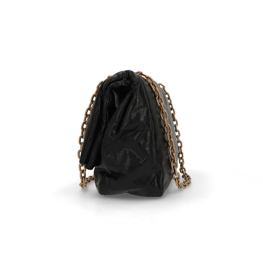 BALENCIAGA バレンシアガ ショルダーバッグ MONACO M モナコ ブラック チェーンショルダー ロゴ 765945 2AAR8 1000