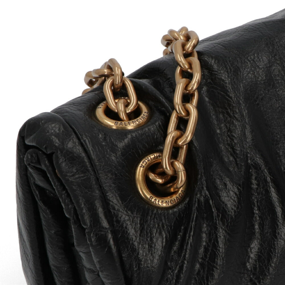 BALENCIAGA バレンシアガ ショルダーバッグ MONACO M モナコ ブラック チェーンショルダー ロゴ 765945 2AAR8 1000