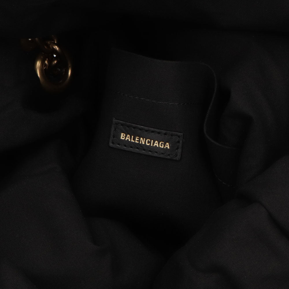 BALENCIAGA バレンシアガ ショルダーバッグ MONACO M モナコ ブラック チェーンショルダー ロゴ 765945 2AAR8 1000