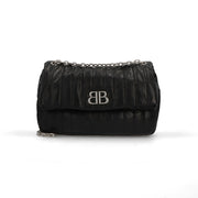 BALENCIAGA バレンシアガ ショルダーバッグ MONACO M モナコ ブラック チェーンショルダー ロゴ 765945 2AASE 1000