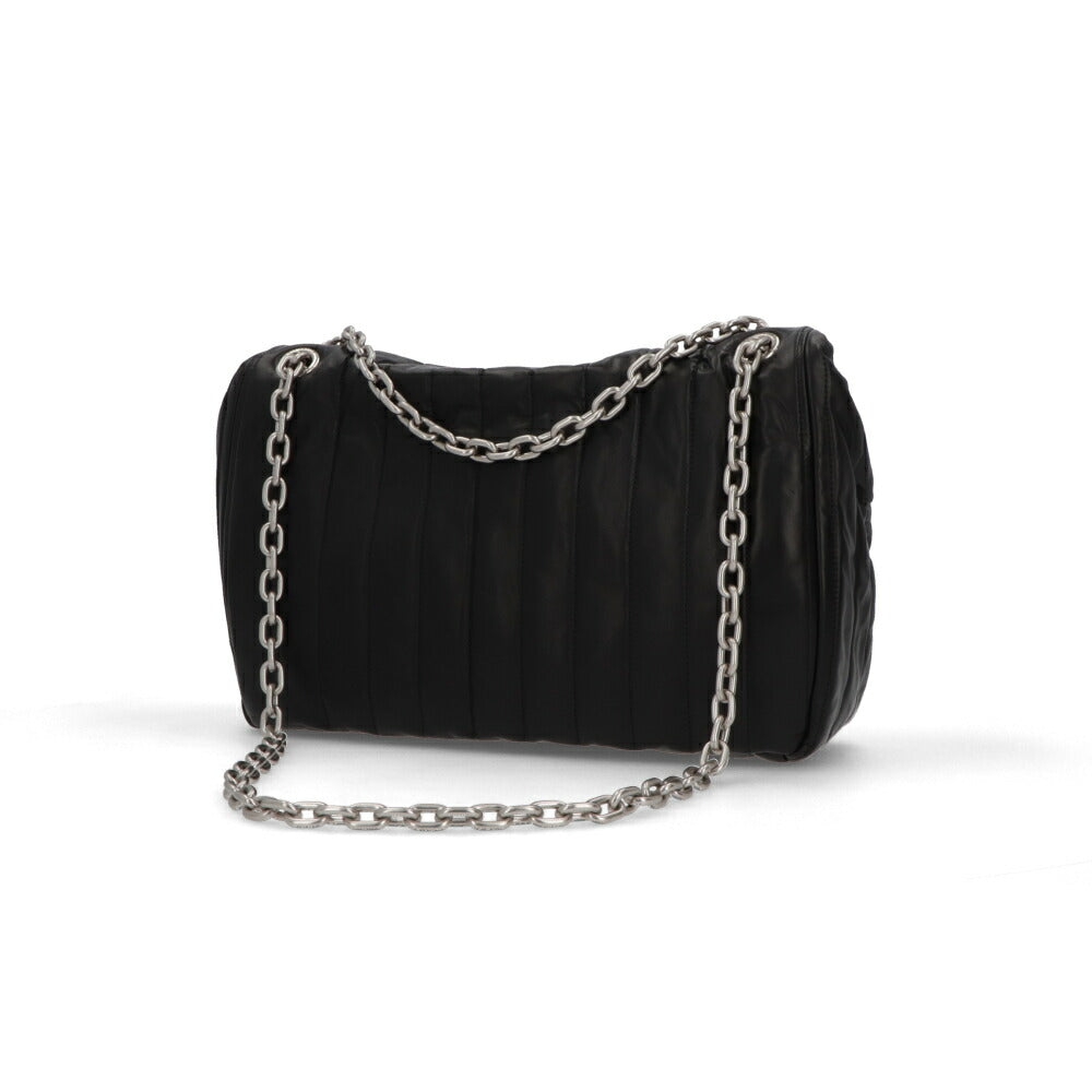 BALENCIAGA バレンシアガ ショルダーバッグ MONACO M モナコ ブラック チェーンショルダー ロゴ 765945 2AASE 1000