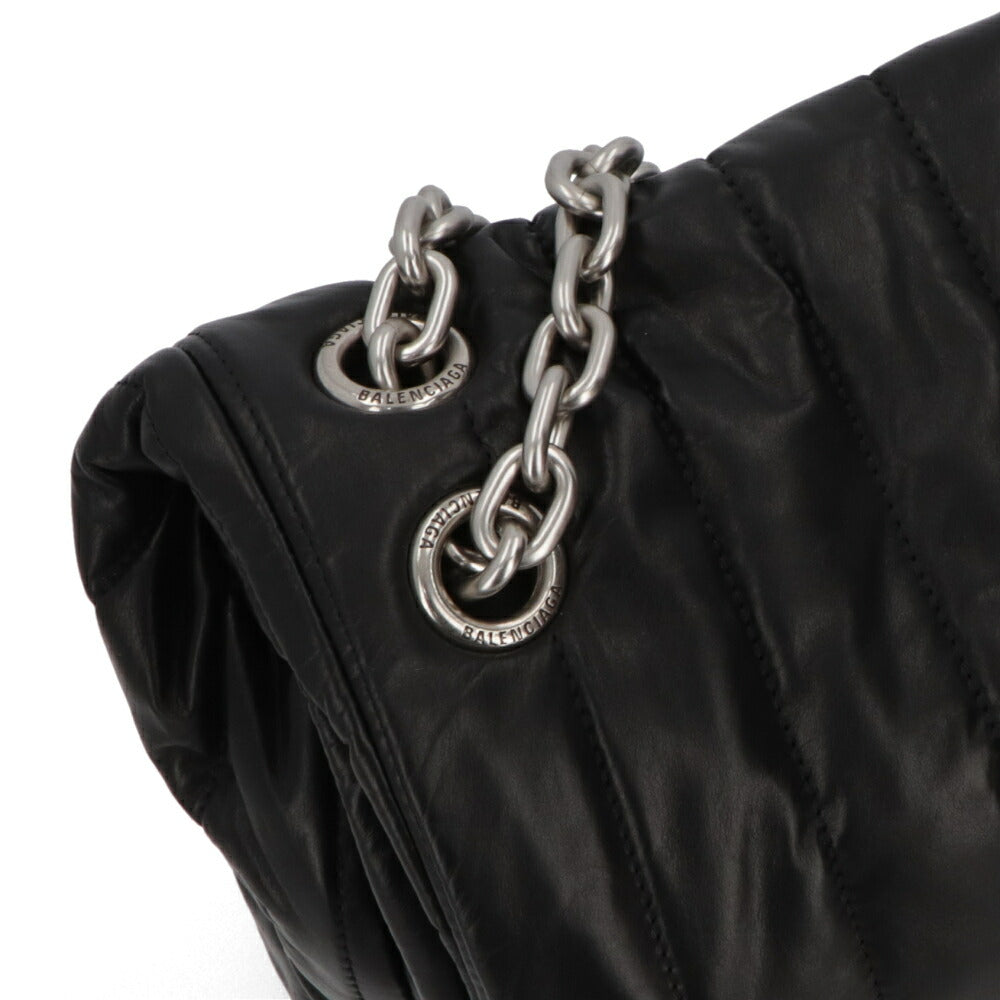BALENCIAGA バレンシアガ ショルダーバッグ MONACO M モナコ ブラック チェーンショルダー ロゴ 765945 2AASE 1000