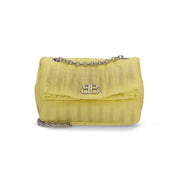 BALENCIAGA バレンシアガ ショルダーバッグ MONACO S モナコ  イエロー チェーンショルダー ロゴ 765966 2AA1I 3504
