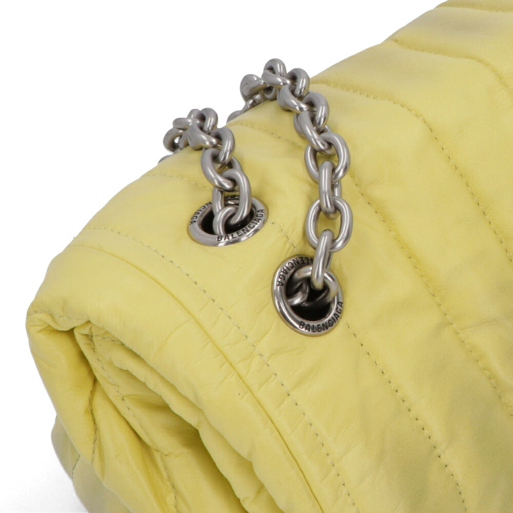 BALENCIAGA バレンシアガ ショルダーバッグ MONACO S モナコ  イエロー チェーンショルダー ロゴ 765966 2AA1I 3504