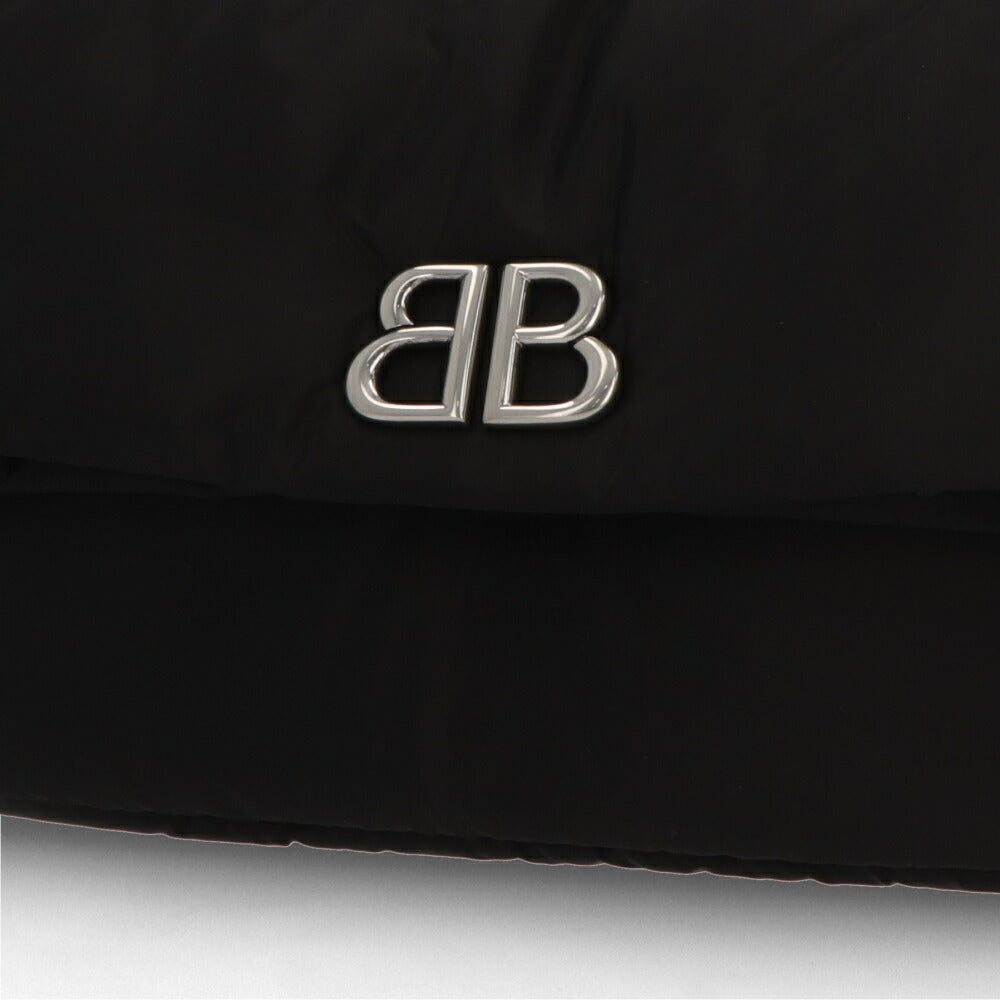 BALENCIAGA バレンシアガ ショルダーバッグ MONACO S モナコ  ブラック チェーンショルダー ロゴ 765966 2AA6C 1000