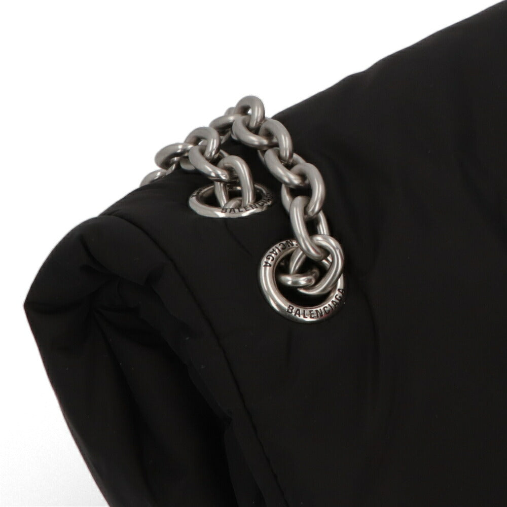 BALENCIAGA バレンシアガ ショルダーバッグ MONACO S モナコ  ブラック チェーンショルダー ロゴ 765966 2AA6C 1000