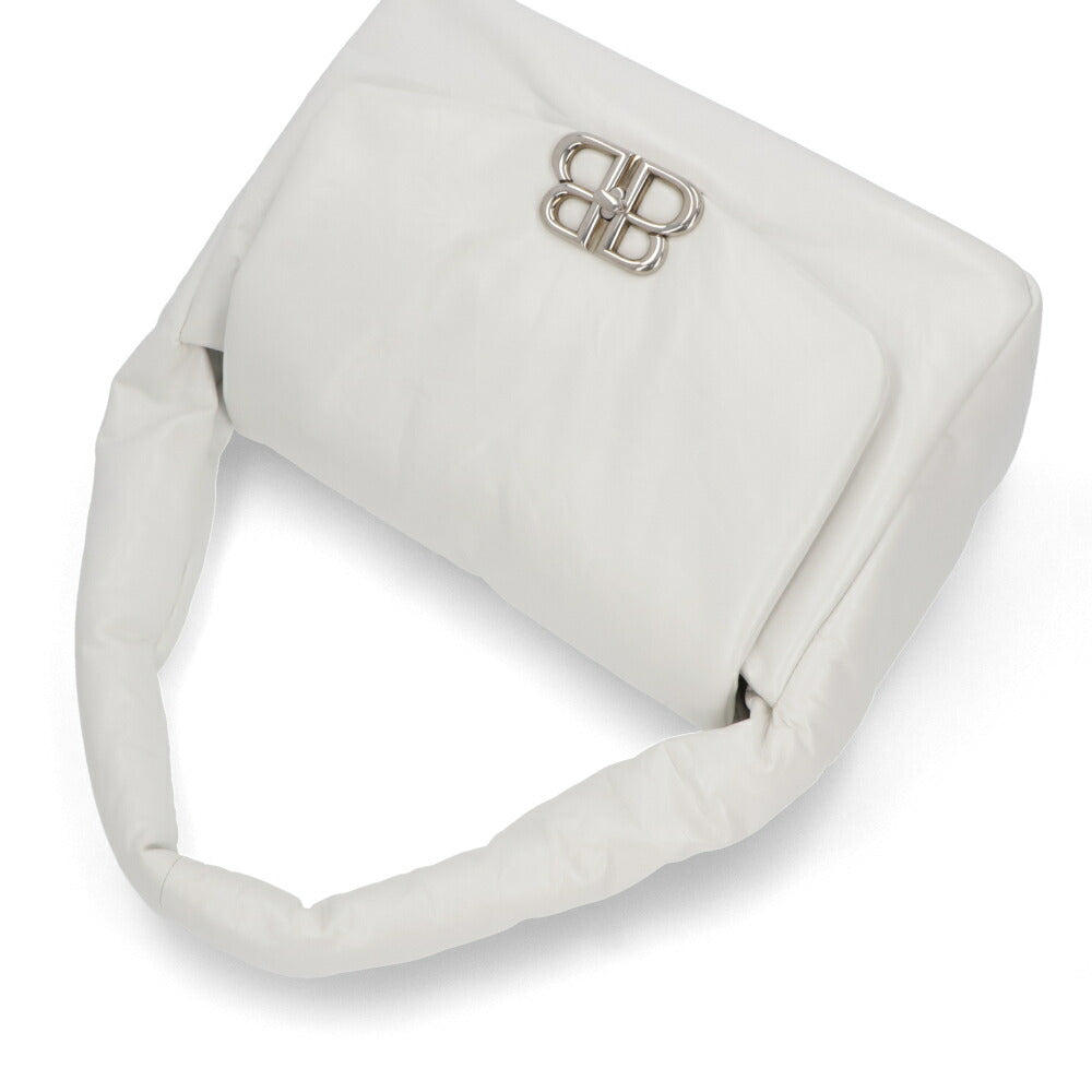 BALENCIAGA ショルダーバッグ Monaco Medium Sling Bag ホワイト ロゴ 肩掛けバッグ 787902 2AA3Z 9001