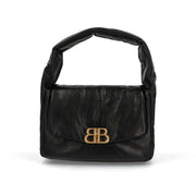 BALENCIAGA ショルダーバッグ Monaco Medium Sling Bag ブラック ロゴ 肩掛けバッグ 787902 2AA41 1000