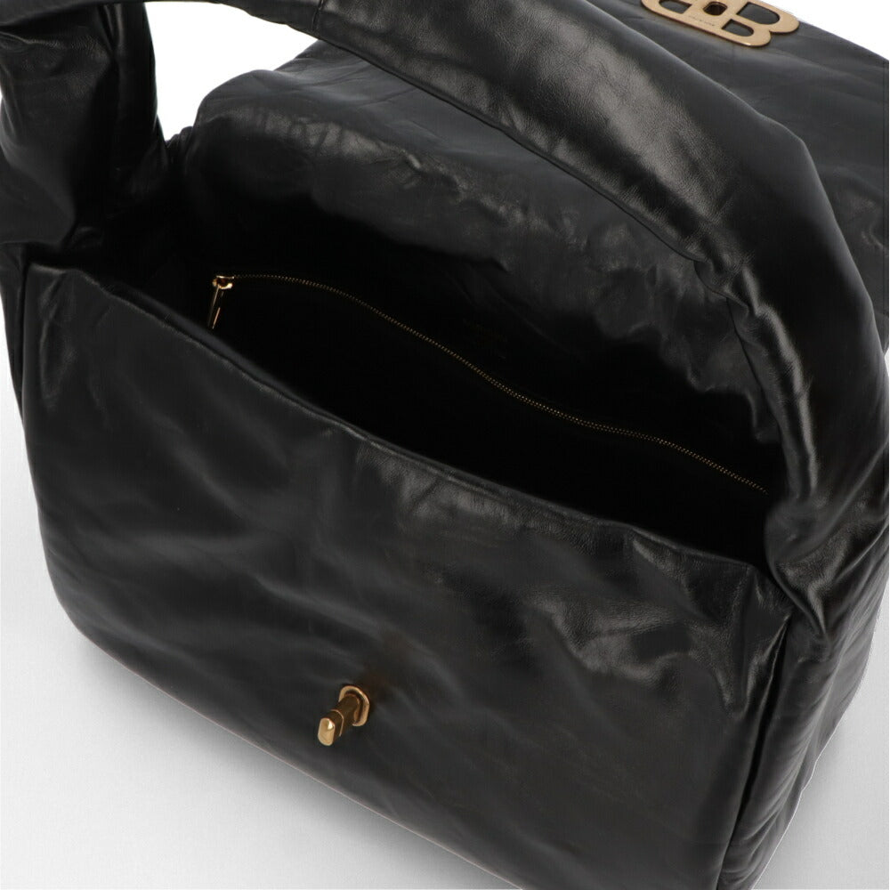 BALENCIAGA ショルダーバッグ Monaco Medium Sling Bag ブラック ロゴ 肩掛けバッグ 787902 2AA41 1000