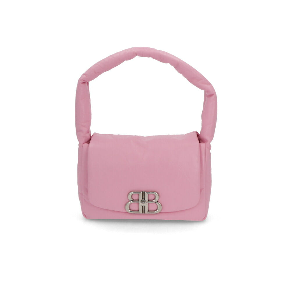 BALENCIAGA ショルダーバッグ Monaco Medium Sling Bag ピンク ロゴ 肩掛けバッグ 787896 2AA3Z 5820