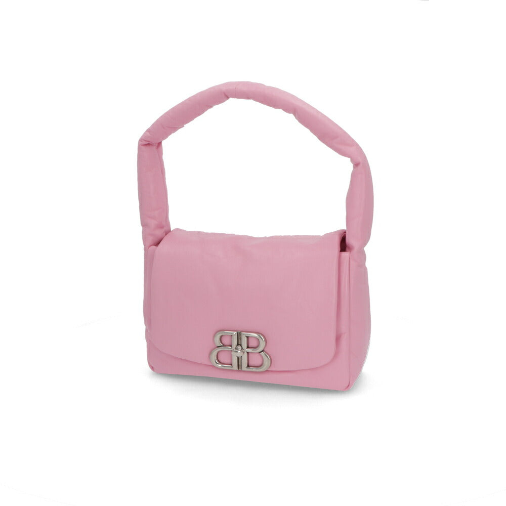 BALENCIAGA ショルダーバッグ Monaco Medium Sling Bag ピンク ロゴ 肩掛けバッグ 787896 2AA3Z 5820