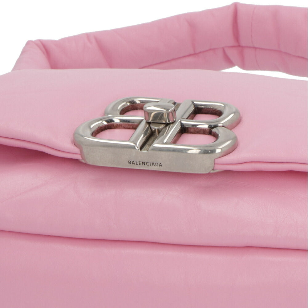 BALENCIAGA ショルダーバッグ Monaco Medium Sling Bag ピンク ロゴ 肩掛けバッグ 787896 2AA3Z 5820