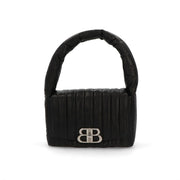 BALENCIAGA ショルダーバッグ Monaco Medium Sling Bag ブラック ロゴ 肩掛けバッグ 787896 2AA7Z 1000