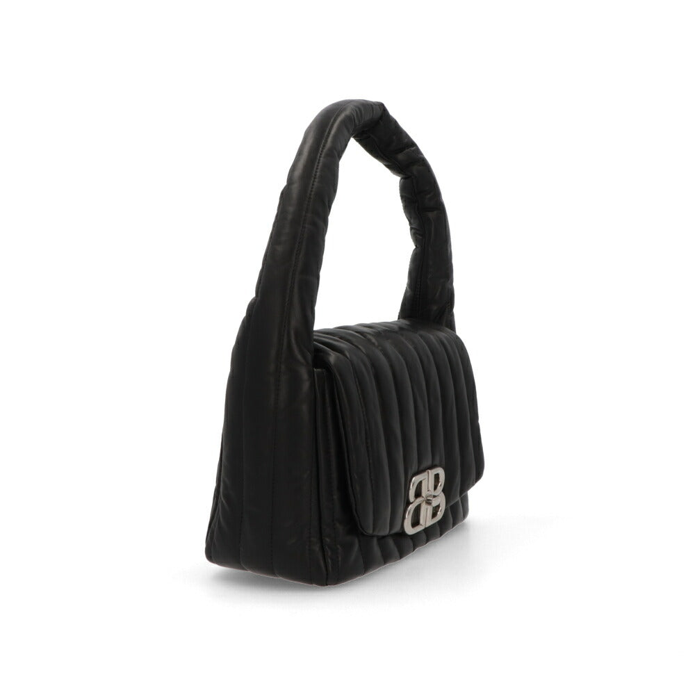 BALENCIAGA ショルダーバッグ Monaco Medium Sling Bag ブラック ロゴ 肩掛けバッグ 787896 2AA7Z 1000