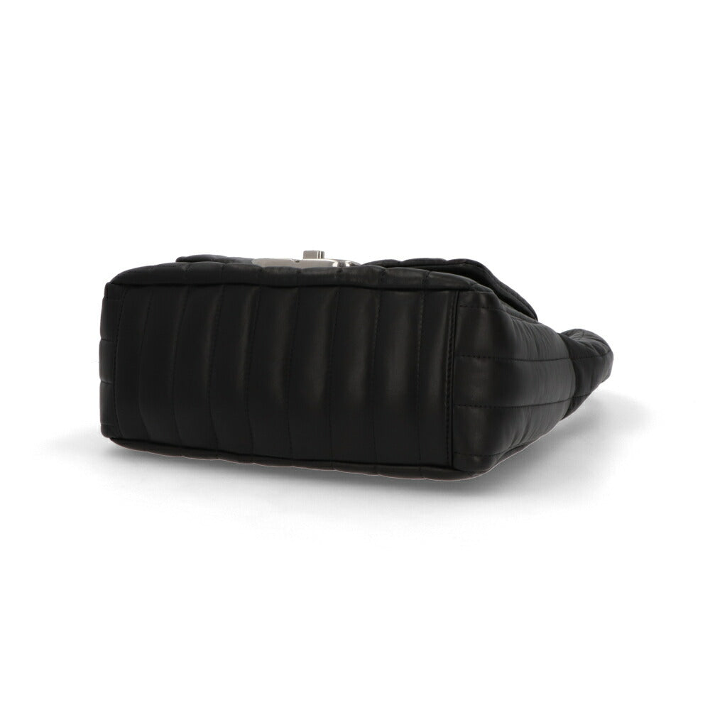 BALENCIAGA ショルダーバッグ Monaco Medium Sling Bag ブラック ロゴ 肩掛けバッグ 787896 2AA7Z 1000