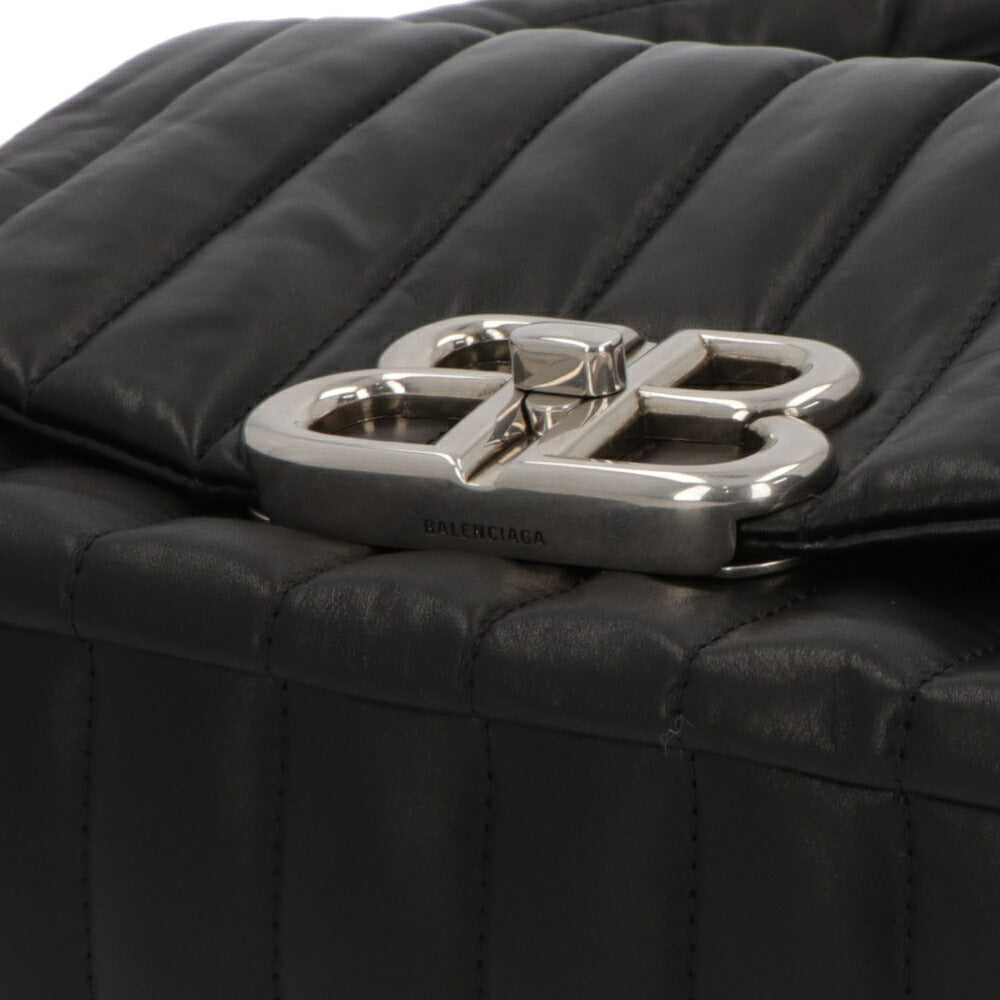 BALENCIAGA ショルダーバッグ Monaco Medium Sling Bag ブラック ロゴ 肩掛けバッグ 787896 2AA7Z 1000