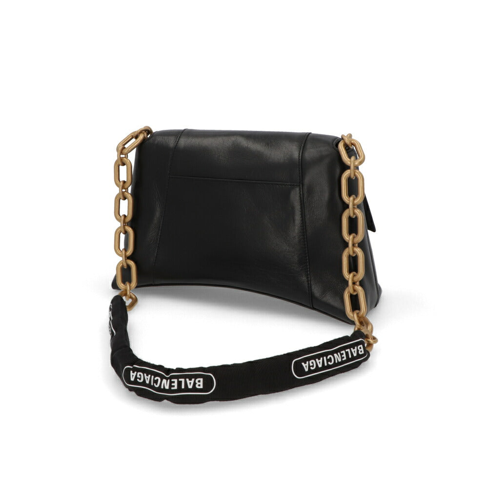 BALENCIAGA バレンシアガ レディース バッグ ショルダーバッグ ブラック レザー ダウンタウン クロスボディバッグ 689058 1I7BM