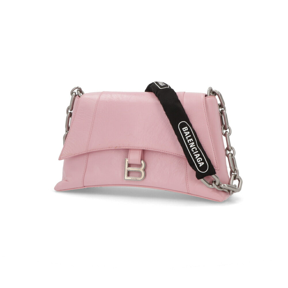 BALENCIAGA バレンシアガ レディース バッグ ショルダーバッグ ピンク レザー ダウンタウン クロスボディバッグ 689058 1I7BY