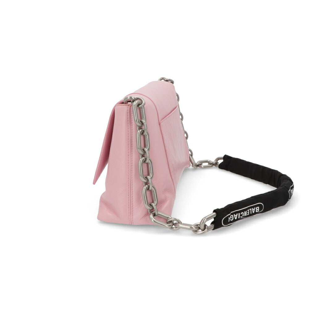 BALENCIAGA バレンシアガ レディース バッグ ショルダーバッグ ピンク レザー ダウンタウン クロスボディバッグ 689058 1I7BY