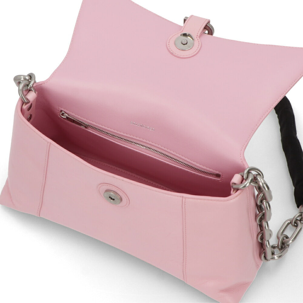 BALENCIAGA バレンシアガ レディース バッグ ショルダーバッグ ピンク レザー ダウンタウン クロスボディバッグ 689058 1I7BY