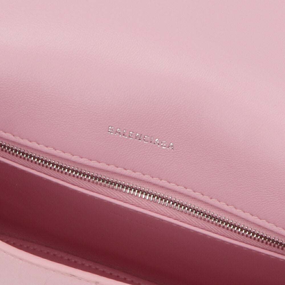 BALENCIAGA バレンシアガ レディース バッグ ショルダーバッグ ピンク レザー ダウンタウン クロスボディバッグ 689058 1I7BY