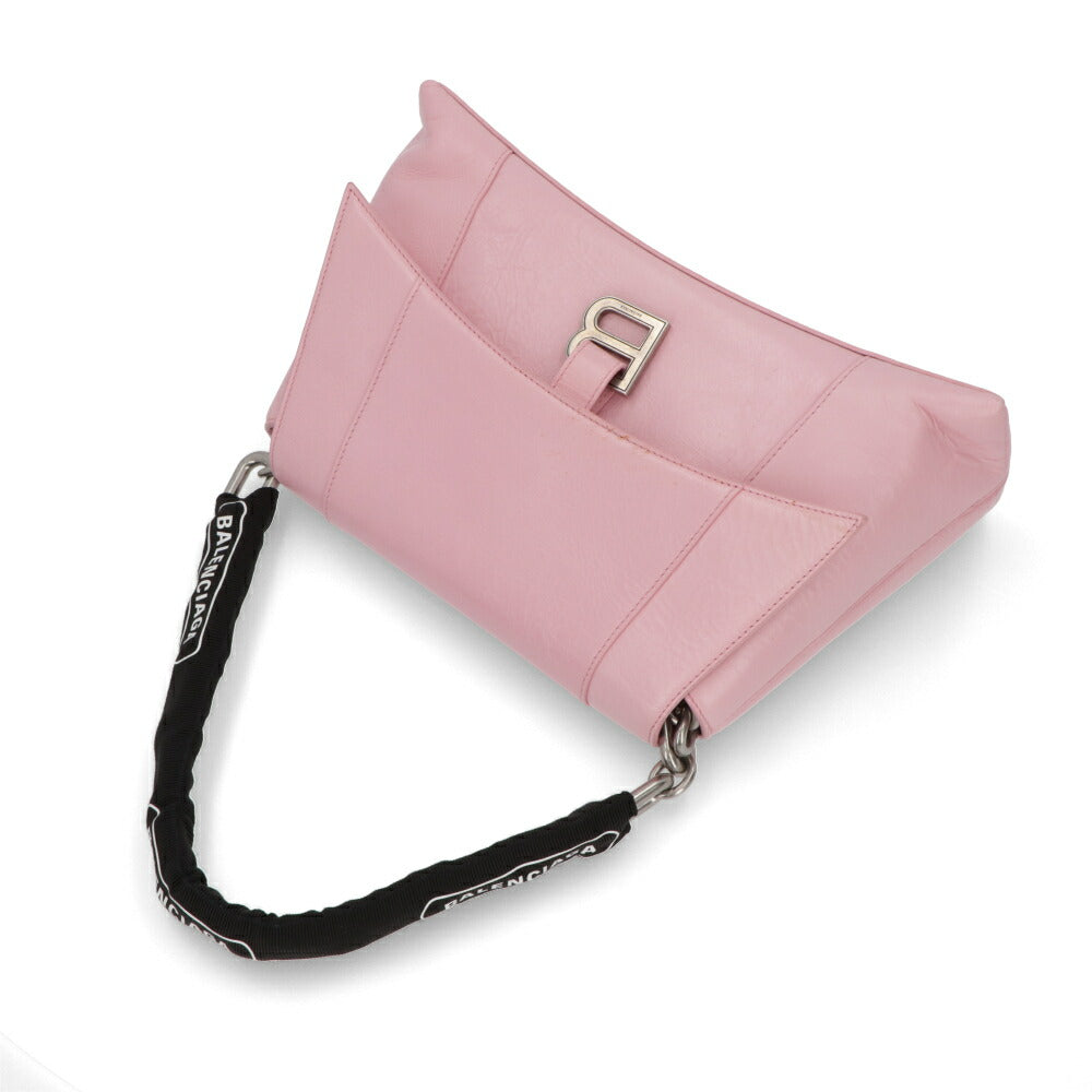 BALENCIAGA バレンシアガ レディース バッグ ショルダーバッグ ピンク レザー ダウンタウン クロスボディバッグ 689058 1I7BY