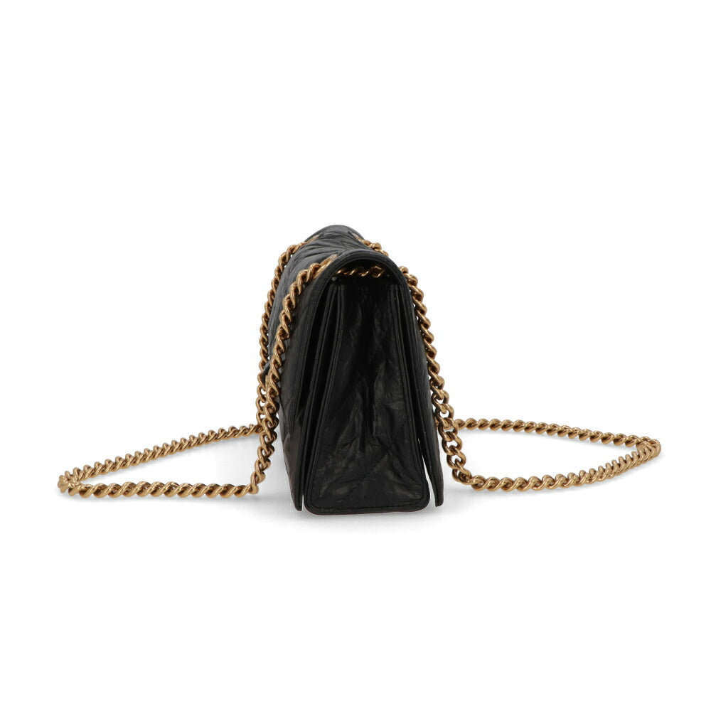 BALENCIAGA バレンシアガ レディース バッグ ショルダーバッグ ブラック カーフレザー チェーンバッグ 716351 210J1