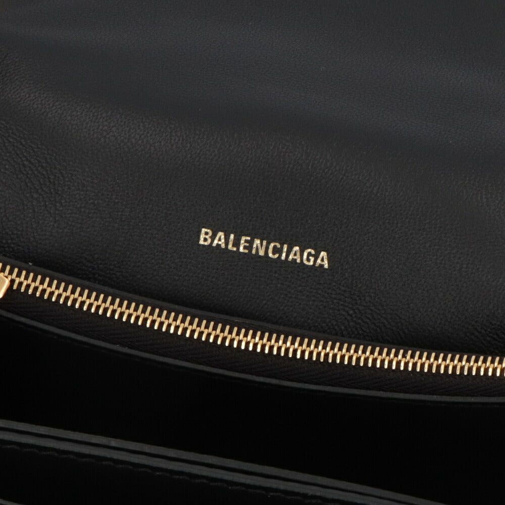 BALENCIAGA バレンシアガ レディース バッグ ショルダーバッグ ブラック カーフレザー チェーンバッグ 716351 210J1