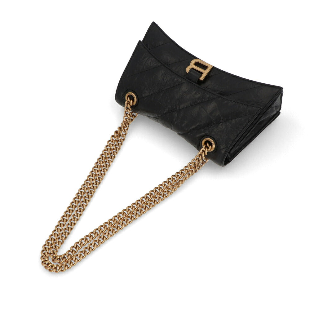 BALENCIAGA バレンシアガ レディース バッグ ショルダーバッグ ブラック カーフレザー チェーンバッグ 716351 210J1