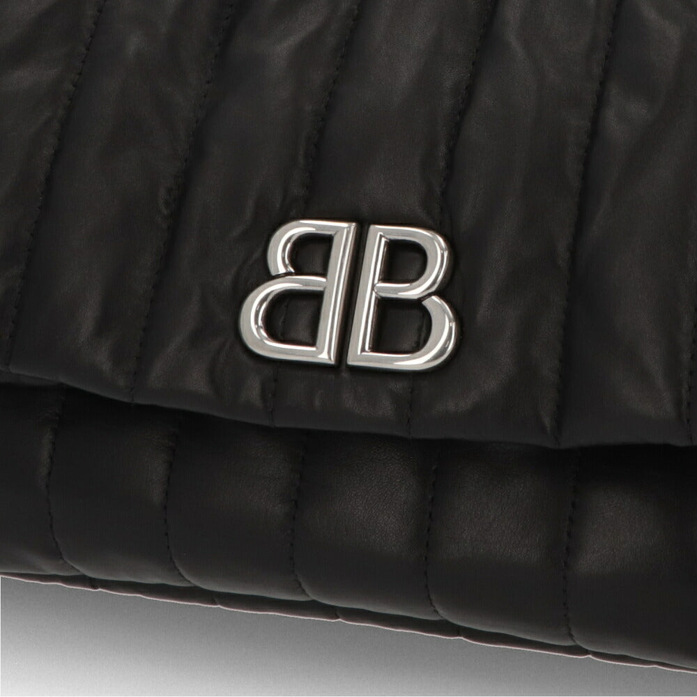 BALENCIAGA バレンシアガ レディース バッグ ショルダーバッグ ブラック ホワイト カーフレザー チェーンショルダー 765966 2AASE
