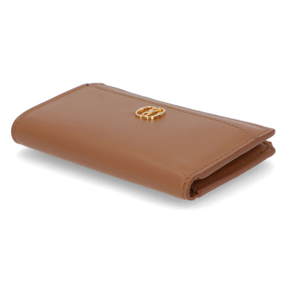 BALLY 二つ折り財布 EMBLEM COMPACT W ブラウン