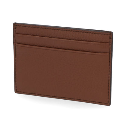 BALLY カードケース Ribbon ブラウン×ホワイト レザー