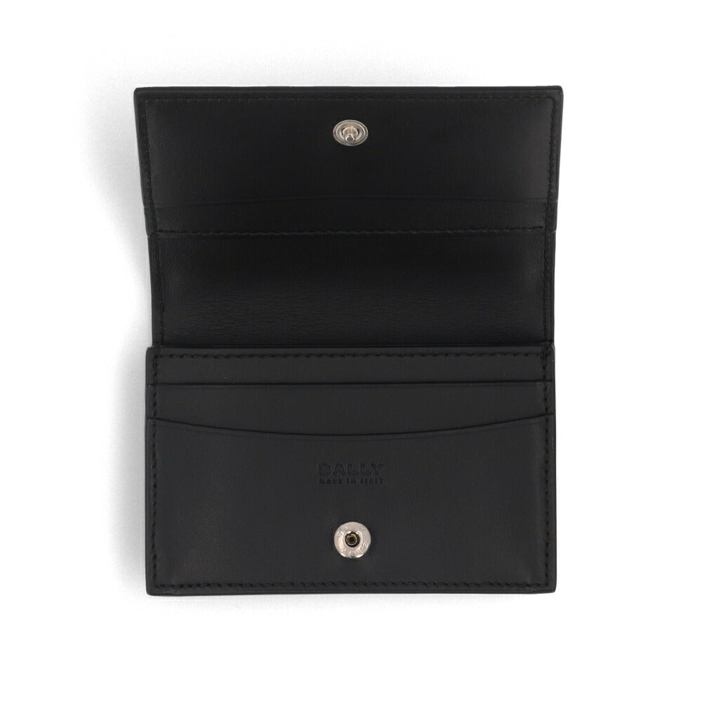 BALLY カードケース ブラック レザー ロゴ シンプル