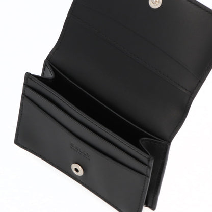 BALLY カードケース ブラック レザー ロゴ シンプル