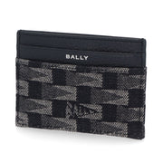 BALLY カードケース デニム ロゴ ペナントモチーフ 定期入れ
