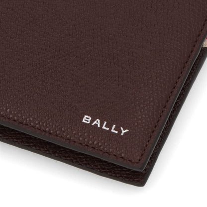 バリー BALLY 財布 二つ折り財布 メンズ ボルドー レザー ロゴ シンプル 無地 ウォレット 小銭入れなし FLAG_BIFOLD 8CCN/I8P1P