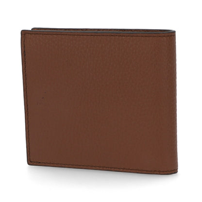 バリー BALLY 財布 二つ折り財布 メンズ 761765997789 ブラウン レザー ロゴ シンプル ストライプデザイン 小銭入れなし RBN_BIFOLD 8CC