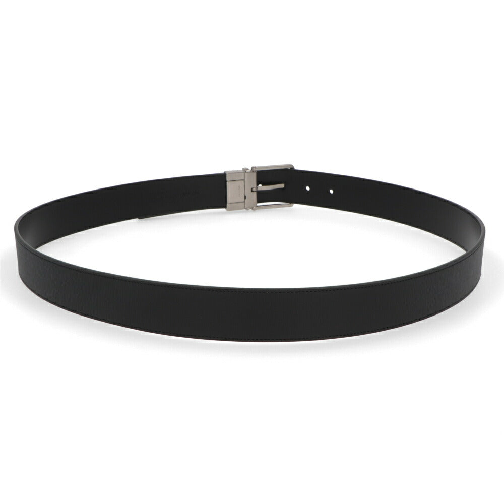 BALLY ベルト ブラック レザー ロゴ エンブレム