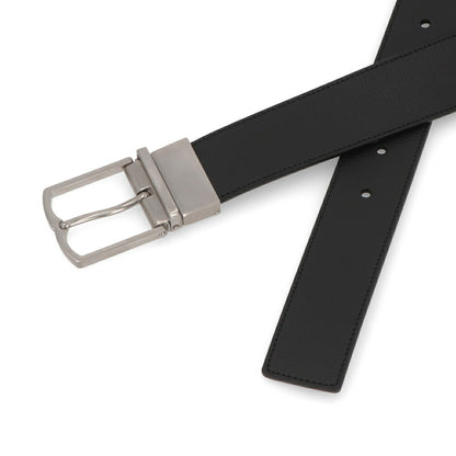 BALLY ベルト ブラック レザー ロゴ エンブレム