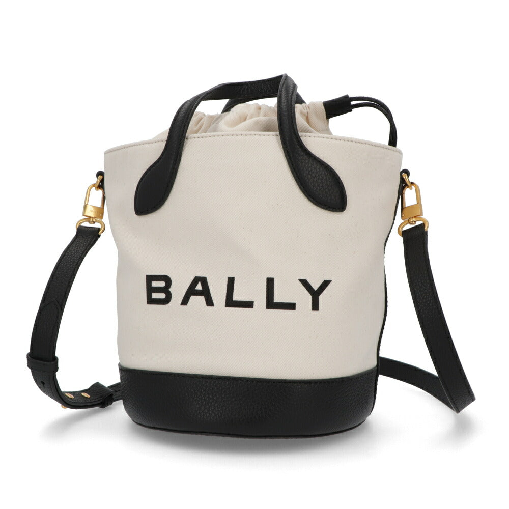 BALLY ショルダーバッグ BAR 8 HOURS ホワイト×ブラック