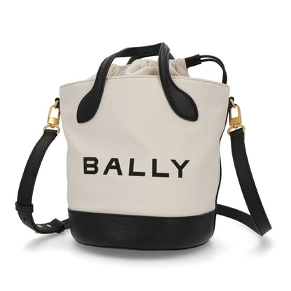 BALLY ショルダーバッグ BAR 8 HOURS ホワイト×ブラック