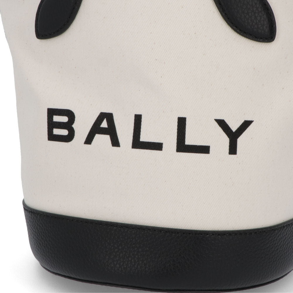 BALLY ショルダーバッグ BAR 8 HOURS ホワイト×ブラック
